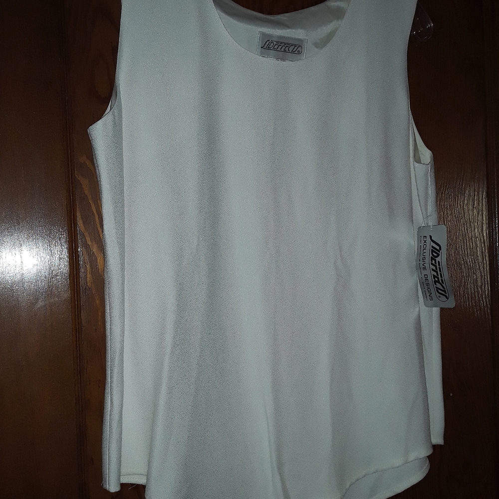 NWT VTG SIDEFFECTS Sleeveless Top Med USA